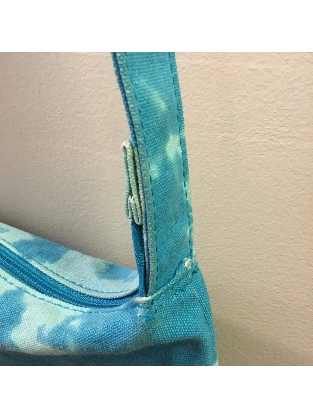 Justice girls and tween cross body bag tie dye wit PEACE lettering in do…